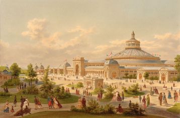 Rotunde of the Vienna World fair in 1873